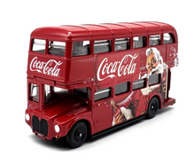 Load image into Gallery viewer, 1:76 London Double Decker Bus Santa Coke Christmas Model Diecast Metal Car New
