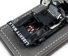 Load image into Gallery viewer, Topart 1:64 Black LBWK Countach #41 Racing Sports Model Diecast Metal Car New Collection
