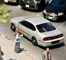 Load image into Gallery viewer, 596 1:64 Silver Impala Sedan Sports Model Diecast Metal Car New Collection
