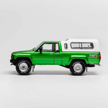 Load image into Gallery viewer, GCD 1:64 1985 Green Hilux Xtra Cab Pickup Truck Model Diecast Metal Car New Collection
