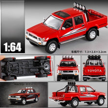 Load image into Gallery viewer, Masdi 1:64 Red 1994 Hilux LN107 Cab Pickup Truck Model Diecast Metal Car New Collection
