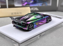 Load image into Gallery viewer, HKM 1:64 Electroplated Green One 1 Racing Sports Model Diecast Metal Car New Collection
