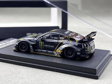 Load image into Gallery viewer, MC 1:64 Black GTR R35 LB Monster Widebody Sports Model Diecast Metal Car New Collection
