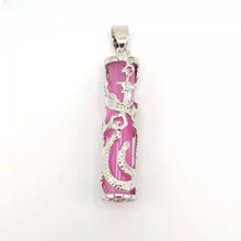 Load image into Gallery viewer, Nature Jade Phoenix Pendant Necklace Gift Jewelry charm Blessing Lucky Fortune j
