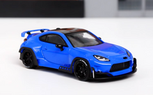 Load image into Gallery viewer, Fuji 1:64 Blue JDM GR86 Rocket Bunny Coupe Sports Model Diecast Metal Car New Collection
