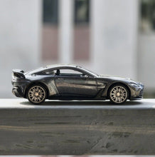 Load image into Gallery viewer, TSC 1:64 Gray Decal VANTAGE V12 Sports Model Diecast Metal Car New Collection
