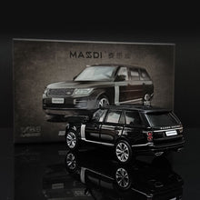 Load image into Gallery viewer, Masdi 1:64 2020 Black Range Rover SUV ORV Sports Model Diecast Metal Car New Collection
