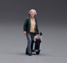 Load image into Gallery viewer, 1:64 Painted Figure Model Miniature Resin Diorama Toy Sand Aged Elderly Couple
