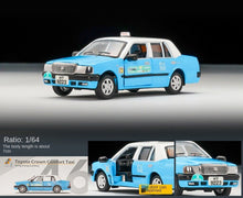 Load image into Gallery viewer, TINY 1:64 Blue Hongkong Taxi Toyota Crown Sedan Model Toy Metal Car BN

