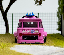 Load image into Gallery viewer, LMLF 1:64 Pink VW T1 RWB Van Bus Camper Kombi Model Diecast Metal Car New Collection
