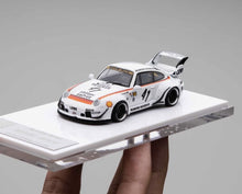 Load image into Gallery viewer, XKE 1:64 White 911 RWB 993 #41 LBWK Sports Model Diecast Metal Car New Collection
