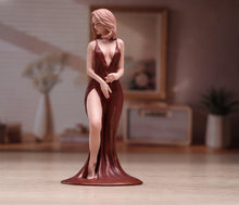 Load image into Gallery viewer, 1:24 Painted Figure Model Miniature Resin Diorama Red Dining Dress Beauty Woman
