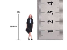 Load image into Gallery viewer, 1:64 Painted Figure Model Miniature Resin Diorama Sand Office Lady Businesswoman
