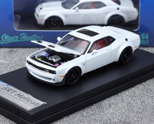 Load image into Gallery viewer, SH 1:64 White Challenger SRT Muscle Hellcat Sport Model Diecast Metal Car New Collection
