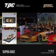 Load image into Gallery viewer, TM 1:64 JDM Gold Supra A80Z Racing Sports Figure Model Diecast Metal Car New

