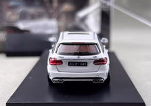 Load image into Gallery viewer, DCM 1:64 White C63S AMG S205 Wagon Touring Sports Model Diecast Metal Car
