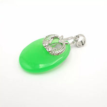 Load image into Gallery viewer, Nature Jade Double Fish Pendant Necklace Gift Jewelry charm Blessing Lucky new c
