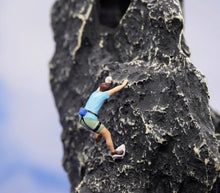 Load image into Gallery viewer, 1:64 Painted Figure Model Miniature Resin Diorama Sand Hiker Climber Backpacker New Collection
