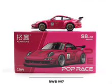 Load image into Gallery viewer, Poprace 1:64 Red RWB 997 #12 Sports Model Diecast Metal Car New Collection

