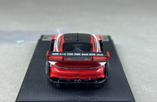 Load image into Gallery viewer, HKM 1:64 Black Red 911 GT3 R 992 Rennsport Sport Model Diecast Metal Car New Collection
