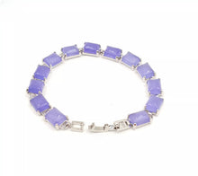 Load image into Gallery viewer, Nature Jade Beaded Bracelet Jewelry Blessing Lucky Fortune Gift For Her Purple
