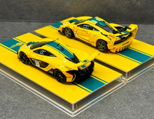 Load image into Gallery viewer, CM 1:64 HEC Set Yellow Mclaren P1 Senna GTR Sports Model Diecast Metal Car New Collection
