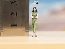Load image into Gallery viewer, 1:64 Painted Figure Model Miniature Resin Diorama Sand Qipao Beauty Lady Girl
