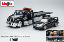 Load image into Gallery viewer, Maisto 1:64 International Flatbed Trailer 190E Model Diecast Metal Car New
