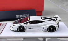 Load image into Gallery viewer, 1:64 Flame White Huracan GT LP610 LBWK Racing Sport Model Diecast Resin Car
