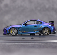 Load image into Gallery viewer, CM 1:64 Purple Carbon BRZ Coupe Widebody Sports Model Diecast Metal Car New Collection
