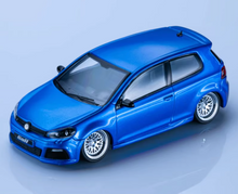 Load image into Gallery viewer, Maxwell 1:64 HEC Blue VW Golf GTI MK6 BBS Sports Model Diecast Metal Car New Collection
