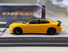Load image into Gallery viewer, Elite 1:64 Yellow Charger SRT Engine Sedan Sports Model Diecast Metal Car New Collection
