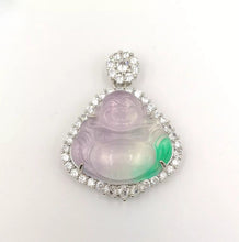 Load image into Gallery viewer, Nature Jade Laughing Buddha Pendant Necklace Gift Jewelry charm Blessing New B

