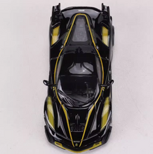Load image into Gallery viewer, Bburago 1:64 Black FXXK #44 Racing Sports Model Diecast Metal Car New Collection
