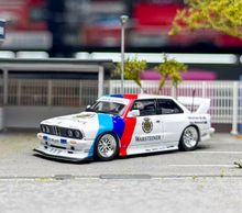 Load image into Gallery viewer, SW 1:64 White M3 E30 LTO Coupe Widebody #14 Sports Model Diecast Metal Car New Collection
