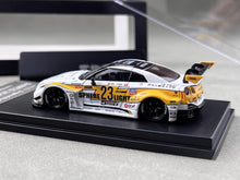 Load image into Gallery viewer, MC 1:64 White GTR R35 LBWK RR #23 Light Sports Model Diecast Metal Car New Collection
