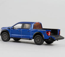 Load image into Gallery viewer, SC 1:64 Blue F150 Raptor Pickup Truck Sports Model Diecast Metal Car New Collection
