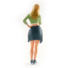 Load image into Gallery viewer, 1:64 Painted Figure Mini Model Miniature Resin Diorama Sporty Girl Excercise Gym
