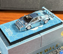 Load image into Gallery viewer, Topart 1:64 Ice Blue Countach LP500 #41 Sport Open Model Diecast Metal Car New Collection

