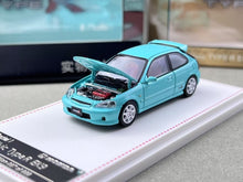 Load image into Gallery viewer, FH 1:64 Blue JDM Civic Type R EK9 Hatchback Sports Model Diecast Metal Car New Collection
