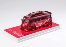 Load image into Gallery viewer, 1:64 Flame Coke VW T1 Van Camper Bus Kombi Sports Model Diecast Metal Car New
