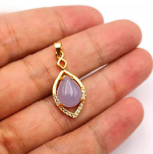 Load image into Gallery viewer, Nature Jade Water Drop Pendant Necklace Gift Jewelry charm Blessing Lucky New
