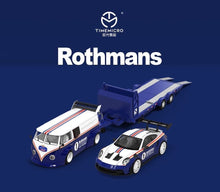 Load image into Gallery viewer, TM 1:64 Blue VW T1 992 GT3 Trailer Figure Sports Model Diecast Metal Car New Collection
