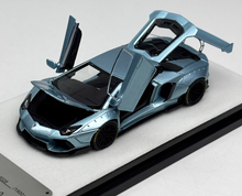 Load image into Gallery viewer, PGM 1:64 Ice Blue LBWK Aventador LP700-4 Sports Model Diecast Metal Car New Collection
