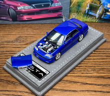 Load image into Gallery viewer, Mortal 1:64 Blue JDM CRESTA Sedan Sports Model Diecast Metal Car New Collection

