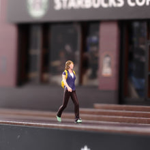 Load image into Gallery viewer, 1:64 Painted Unpainted Figure Model Miniature Resin Diorama Backpack Girl Sand P New
