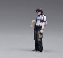 Load image into Gallery viewer, 1:64 Painted Figure Model Miniature Resin Sand Diorama Skate Board Boy Cool
