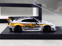 Load image into Gallery viewer, MC 1:64 White GTR R35 LBWK RR #23 Light Sports Model Diecast Metal Car New Collection
