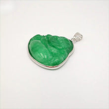 Load image into Gallery viewer, Nature Jade Laughing Budha Pendant Necklace Gift Jewelry charm Blessing Lucky S

