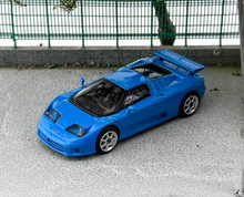 Load image into Gallery viewer, MINIGT 1:64 Blue Bugatti EB110 Super Sports Model Diecast Metal Car New Collection
